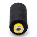 Нитка Gutermann Mara 150 (5000 метров), 1 боб., особо тонкая | _000 черный