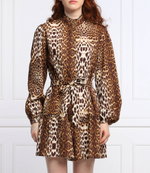 льняное платье Guess - коричневый(E2GK02 WO078)