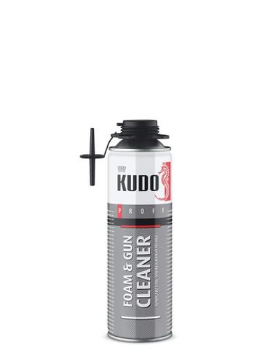 Очиститель монтажной пены профессиональный KUDO PROFF FOAM&GUN CLEANER (650мл)