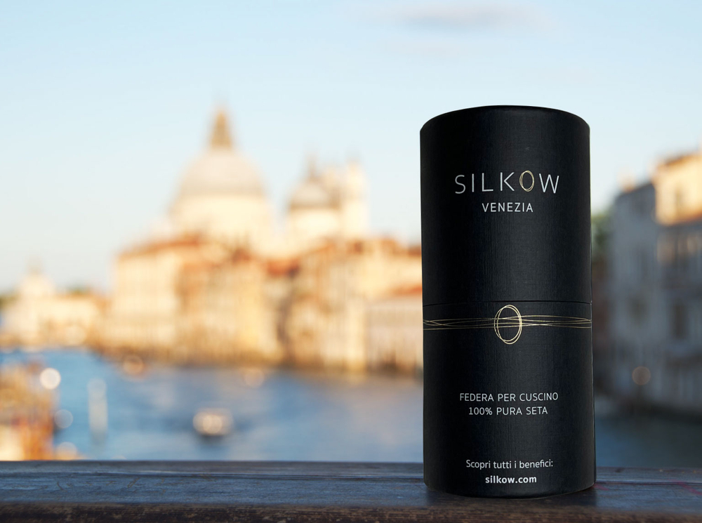 Наволочка 50х80 Silkow Venezia 50x80 Белый / Коричневый