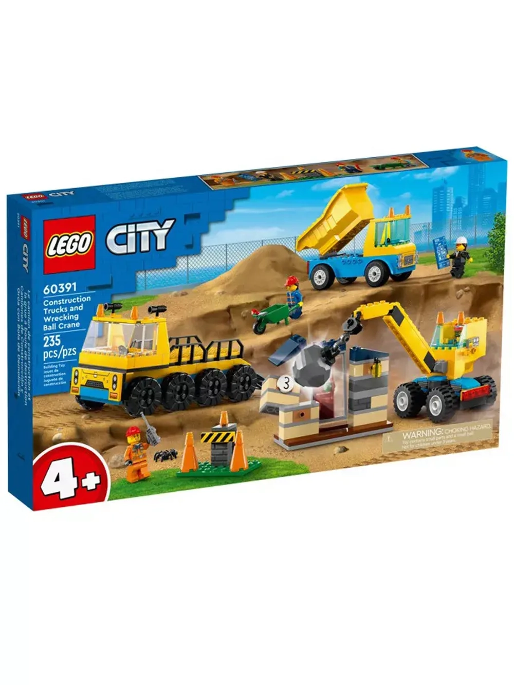 Лего Сити Город Строительные машины и кран 60391 City