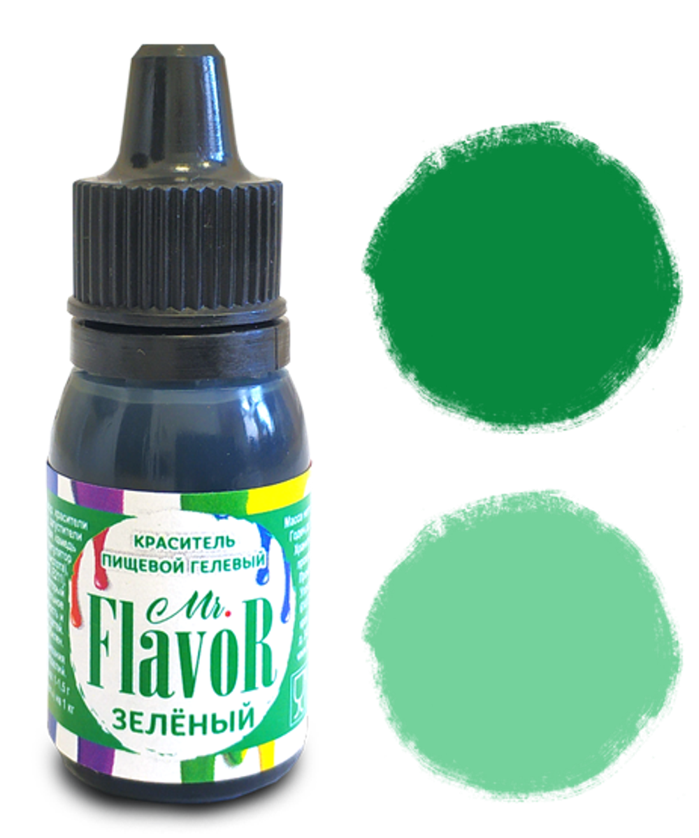 Краситель пищевой Mr.Flavor Гелевый Зеленый 10гр