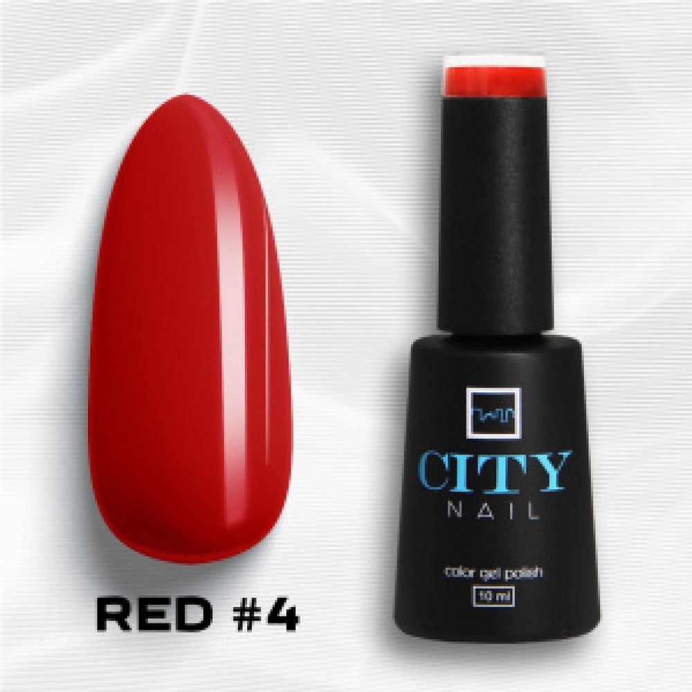 CITY NAIL Гель-лак RED 04