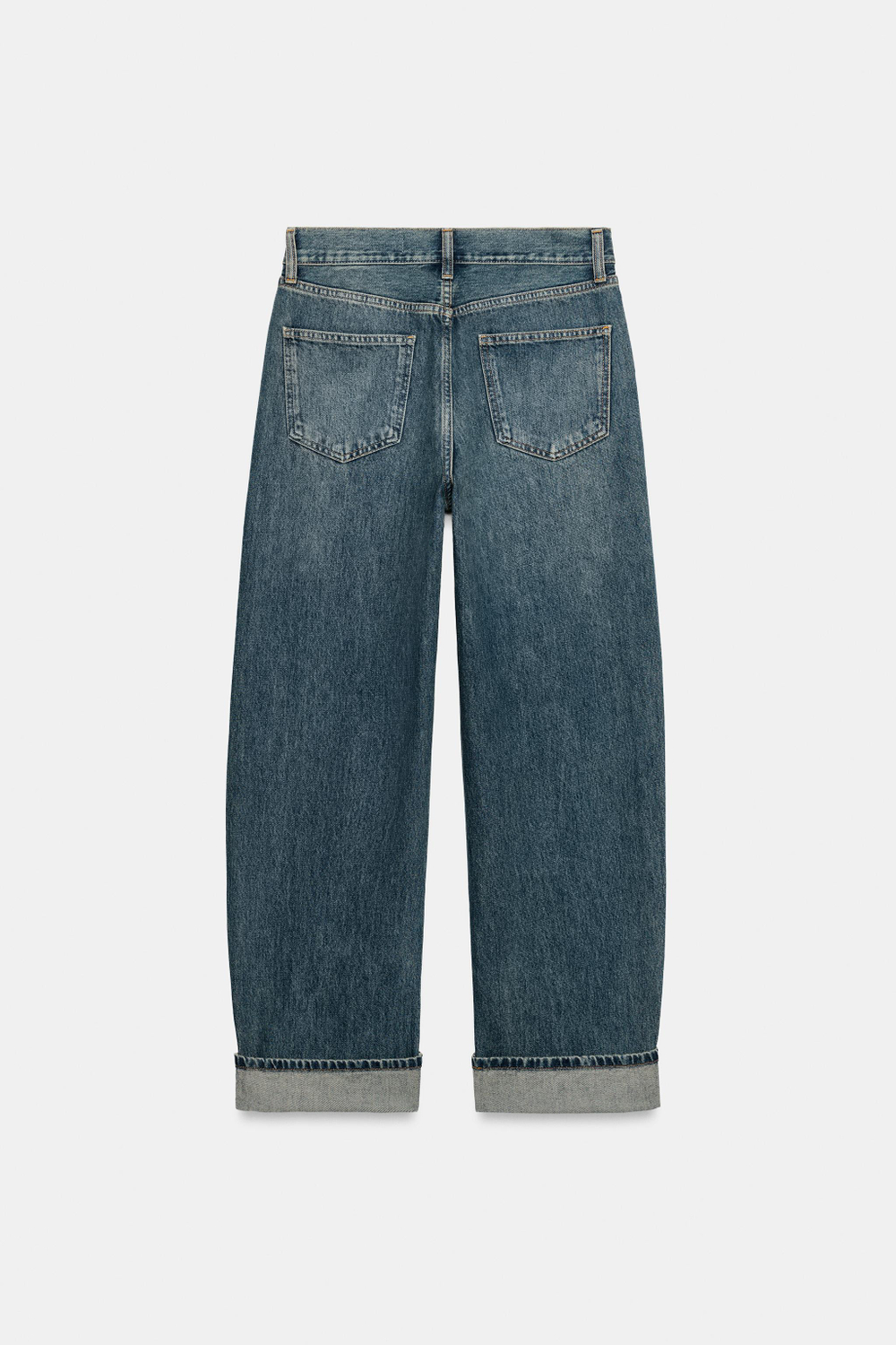 ДЖИНСЫ BAGGY СО СРЕДНЕЙ ПОСАДКОЙ — ZW COLLECTION — ZARA