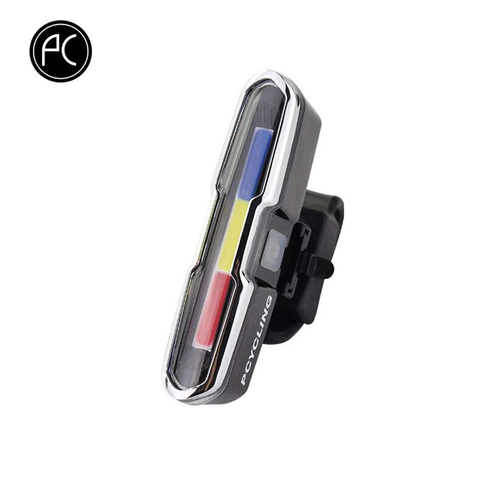 Фонарь задний Bicycle Tail Light (DT-7505 taillight), 1W COB LED, USB