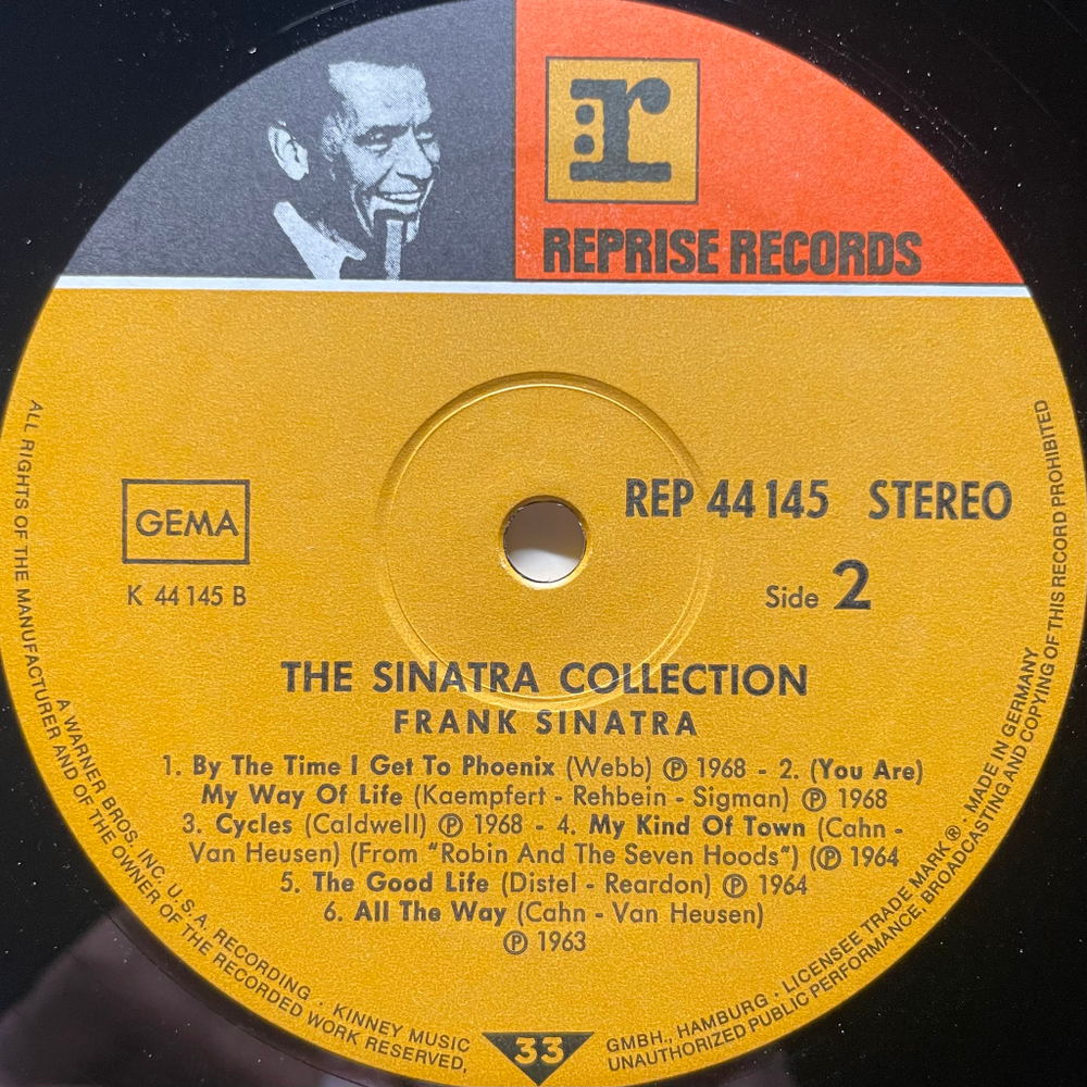 Frank Sinatra ‎– The Sinatra Collection (Германия 1971г.)