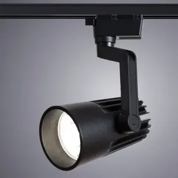 Трековый однофазный светодиодный светильник 40W 4000K A1640PL-1BK черный Wales Arte Lamp