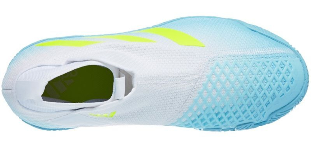 Мужские кроссовки теннисные Adidas Stycon M - hazy sky/solar yellow/cloud white