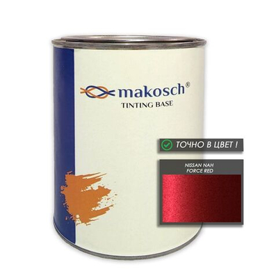 Автоэмаль makosch/NISSAN NAH, Базовая эмаль, красный, перламутр, 800мл.