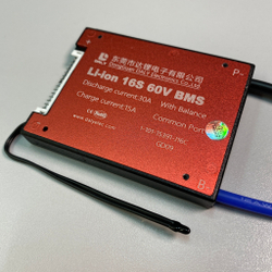 Плата Li ion BMS daly 16s60v 30A с термодатчиком
