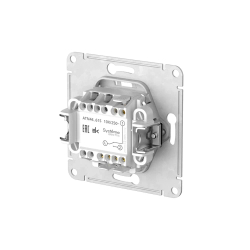 ATLASDESIGN AQUA 1-клавишный ПЕРЕКЛЮЧАТЕЛЬ, IP44, сх.6, 10АХ, мех., быстрозажим. клем., БЕЛЫЙ