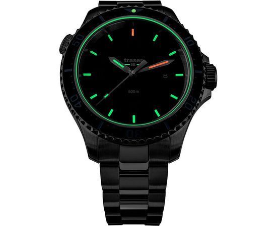 Швейцарские тактические часы Traser P67 Diver Black 109376