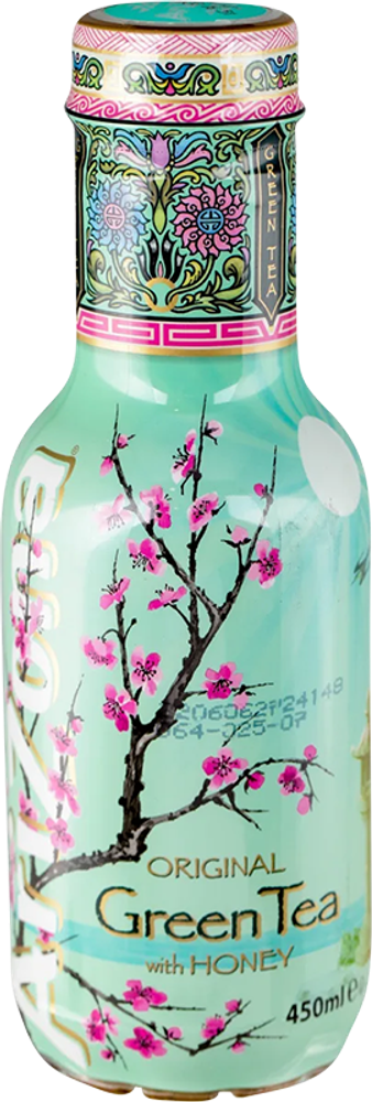 Чай Холодный Зеленый со Вкусом Меда Arizona Green Tea With Honey 0.45 - пэт