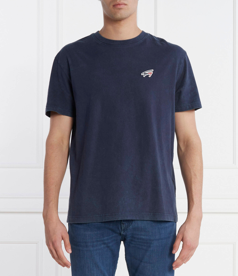 Футболка WASHED SIGNATURE Tommy Jeans - темно-синий(DM0DM17910)