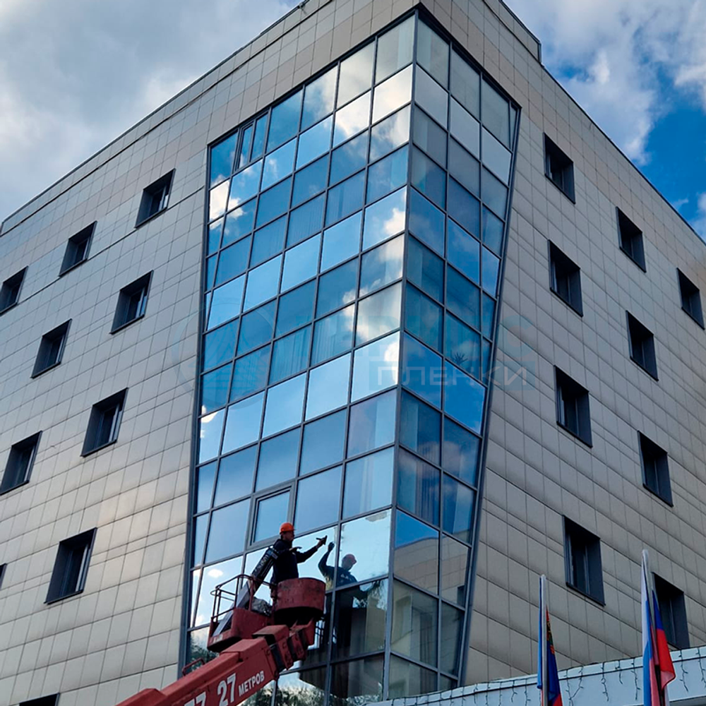 Пленка солнцезащитная зеркальная R SILVER 15 (Exterior 2 mil) LUXFIL, рулон
