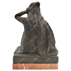 Динес Ю. С. Памятник Розе Джелакаевой. Бронза, литьё. 1985