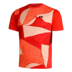 Детская теннисная футболка Lotto Tech I D3 Tee - grenadine red