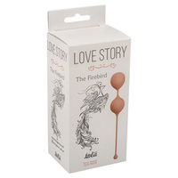 Розовый вагинальные шарики 3,4см Lola Games Love Story The Firebird Tea Rose 3010-02Lola