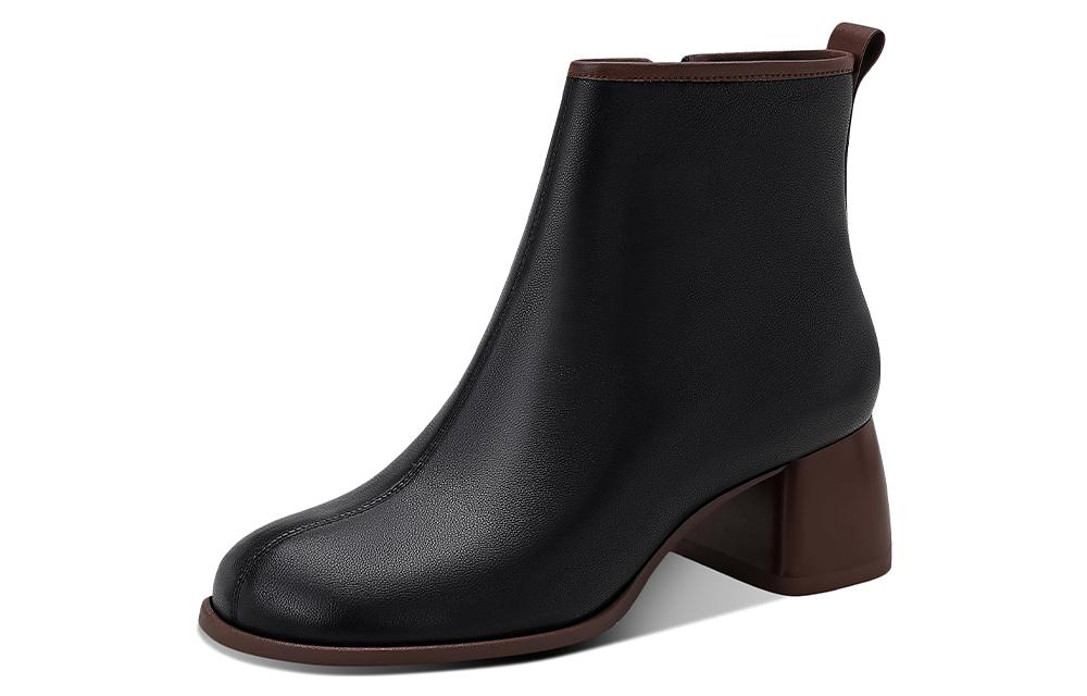 JESSICA SOPHIA Sheepskin Ankle Boots Women"s