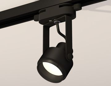Комплект трекового однофазного светильника 1*GU10 XT6602020 PBK чёрный полированный (C6602, N6121) Ambrella