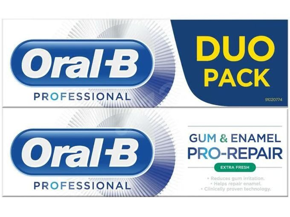 Зубная паста Professional Gum & Enamel (2 шт. по 75 мл) 150 мл (из Финляндии)