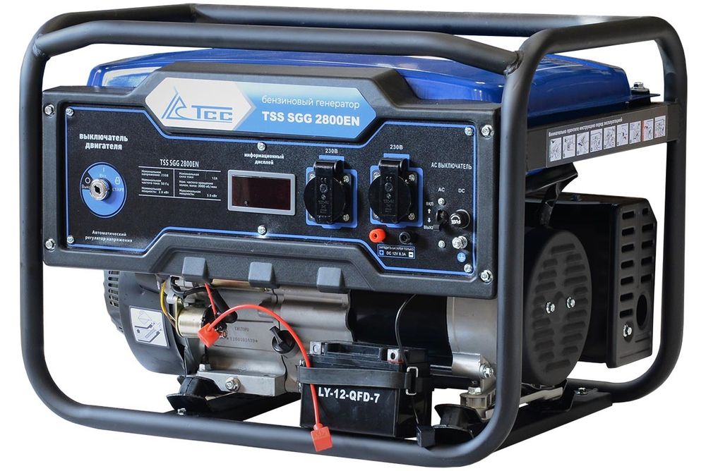 Бензогенератор TSS SGG 2800EN - [2.8 кВт / 12 А] эл. старт, АКБ
