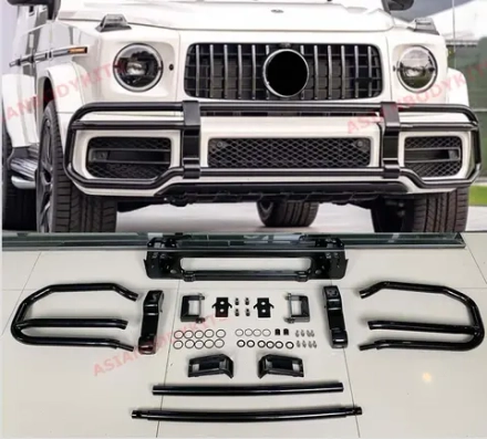 Силовой бампер для Mercedes-Benz G-Class W463A/W464 G63 2018-2023 Мерседес Гелик гелентваген