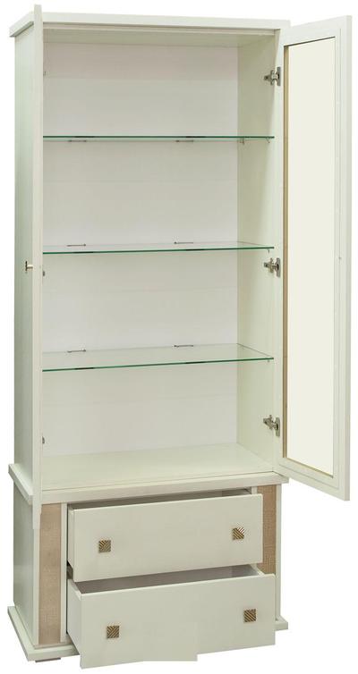Шкаф с витриной «Тунис» П6.343.0.22 (П343.22Ш)