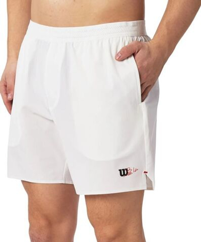Мужские теннисные шорты Wilson Tournament Short 7" - bright white