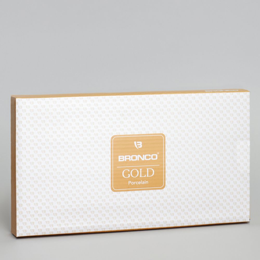 БЛЮДО ПРЯМОУГОЛЬНОЕ BRONCO "GOLD" 30*16*2,5 СМ (КОР=18ШТ.)