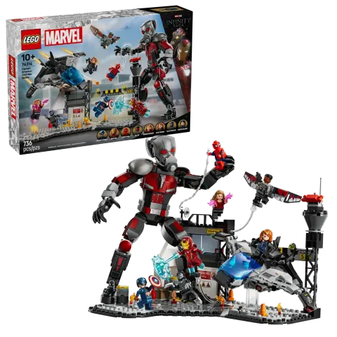 Конструктор LEGO Marvel 76314 Капитан Америка: боевик Гражданской войны