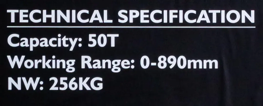Пресс гидравлический напольный 50т JCB JCB-TY50001