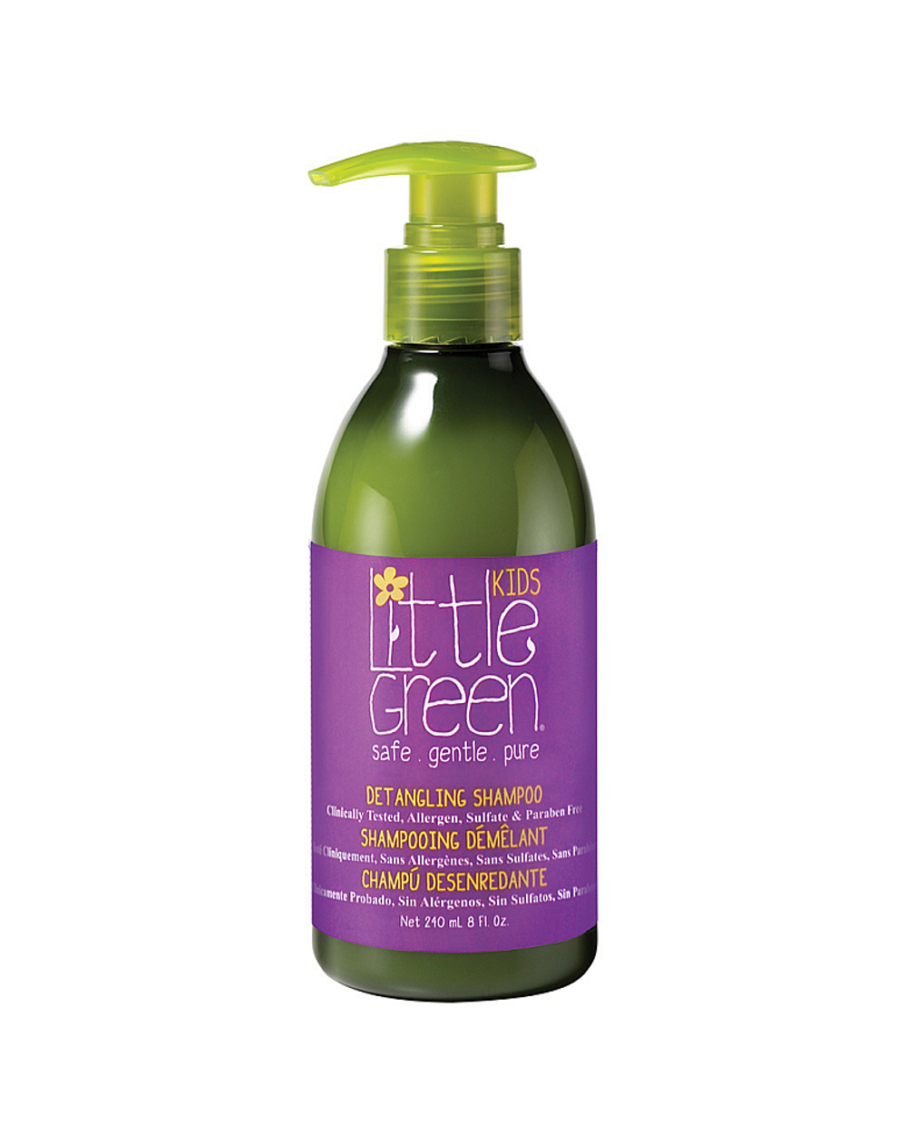 Шампунь для облегчения расчесывания и распутывания волос/Detangling Shampoo Kids Little Green, 240мл