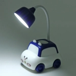 Настольная лампа «Sweet - Машинка» 9.5*7.5*21 см LED, USB 3w 5v, Синий