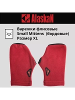 Варежки флисовые Alaskan Small Mittens бордовые M
