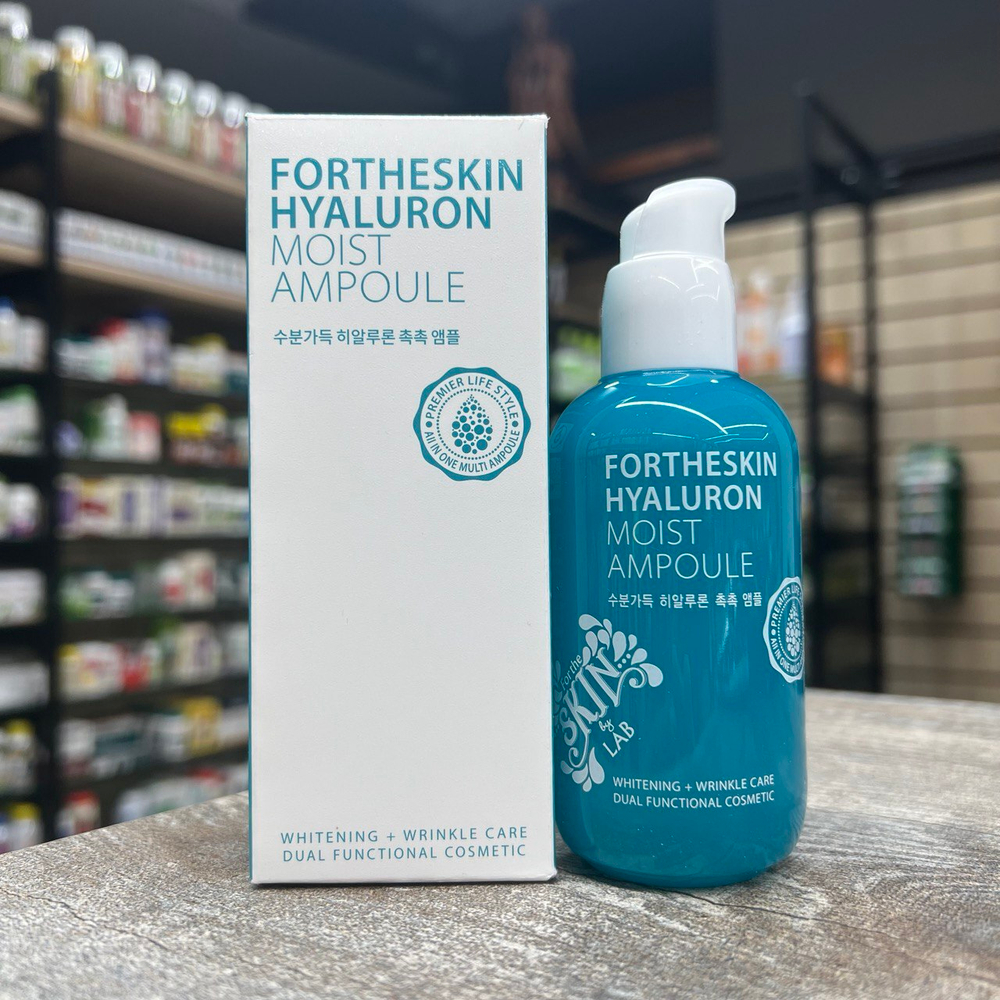 Сыворотка для лица Fortheskin Hyaluron Moist Ampoule с гиалуроновой кислотой 100 мл