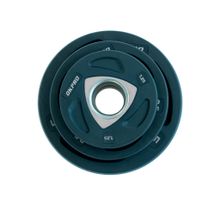 Диск олимпийский полиуретановый 5 кг OKPRO серый лого