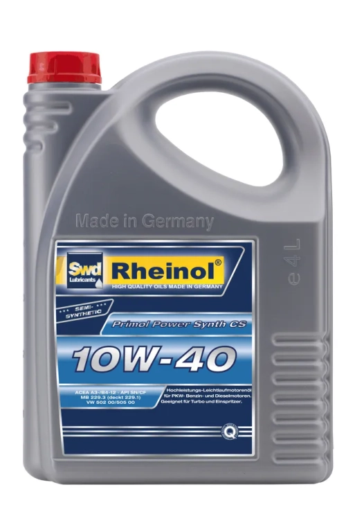 SWD Rheinol Primol Power Synth CS 10W40 4л Масло моторное