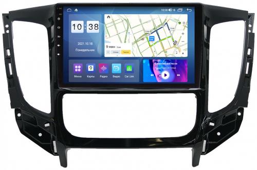 Магнитола для Mitsubishi L200 2015-2019 (климат), Pajero Sport 3 2016-2023 (МКПП), FIAT Fullback - Parafar PF168LUX2XHD на Android 13, CarPlay, 4G SIM-слот