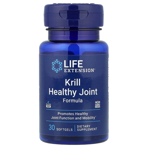 Life Extension, средство для здоровых суставов из криля, 30 мягких таблеток