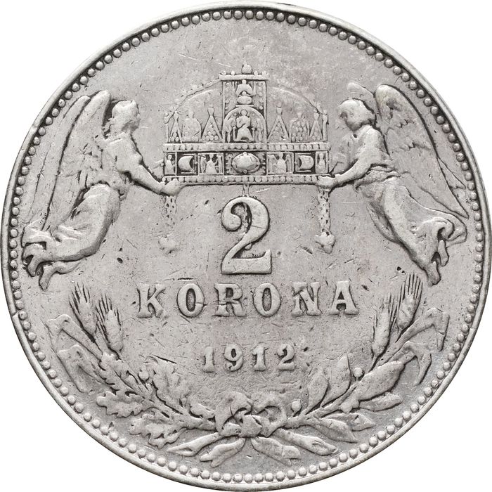 2 крона 1912 Венгрия