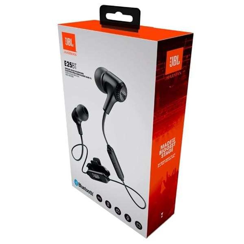 Беспроводные наушники JBL E25BT Black, внутриканальные - 2