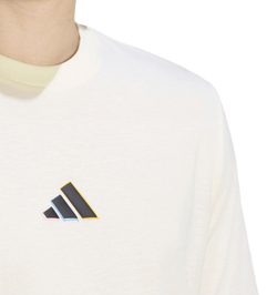 Мужская теннисная футболка Adidas US Graphic - cream white