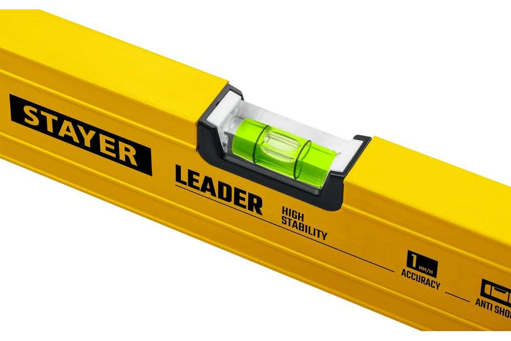 Cтроительный фрезерованный уровень STAYER Leader 2000 мм 3466-200_z01