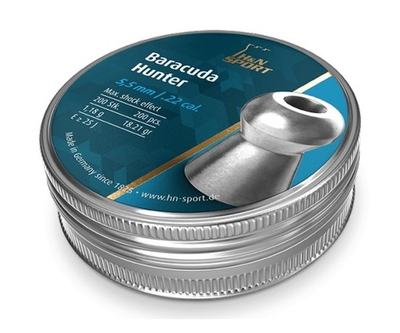 Пули пневматические "H&N" Barakuda Hunter 5.5 мм (200 шт) 1,18 гр