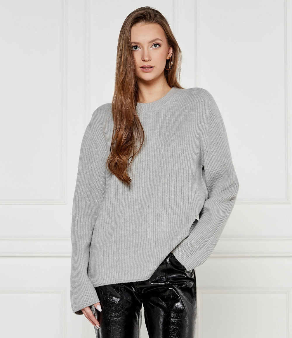 Шерстяной свитер Michael Kors - серый(MF460YPF2G)