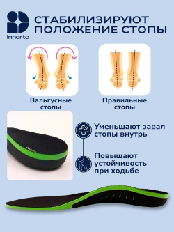 Стельки ортопедические при вальгусной деформации