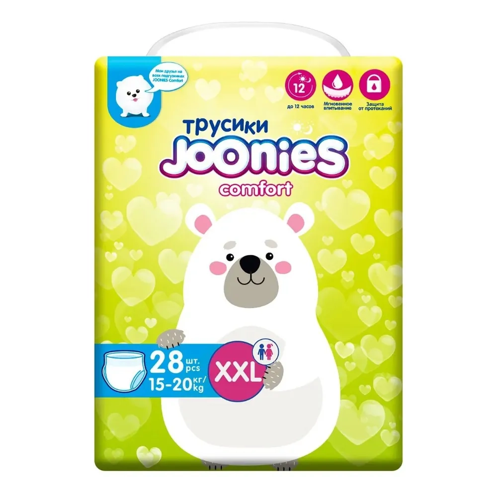 Трусики-подгузники Joonies Comfort XXL 28шт
