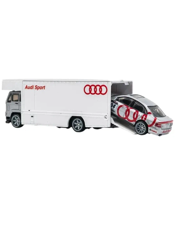 Набор Хот Вилс Premium Audi S4 и Fleet Flyer FLF56 JBM30