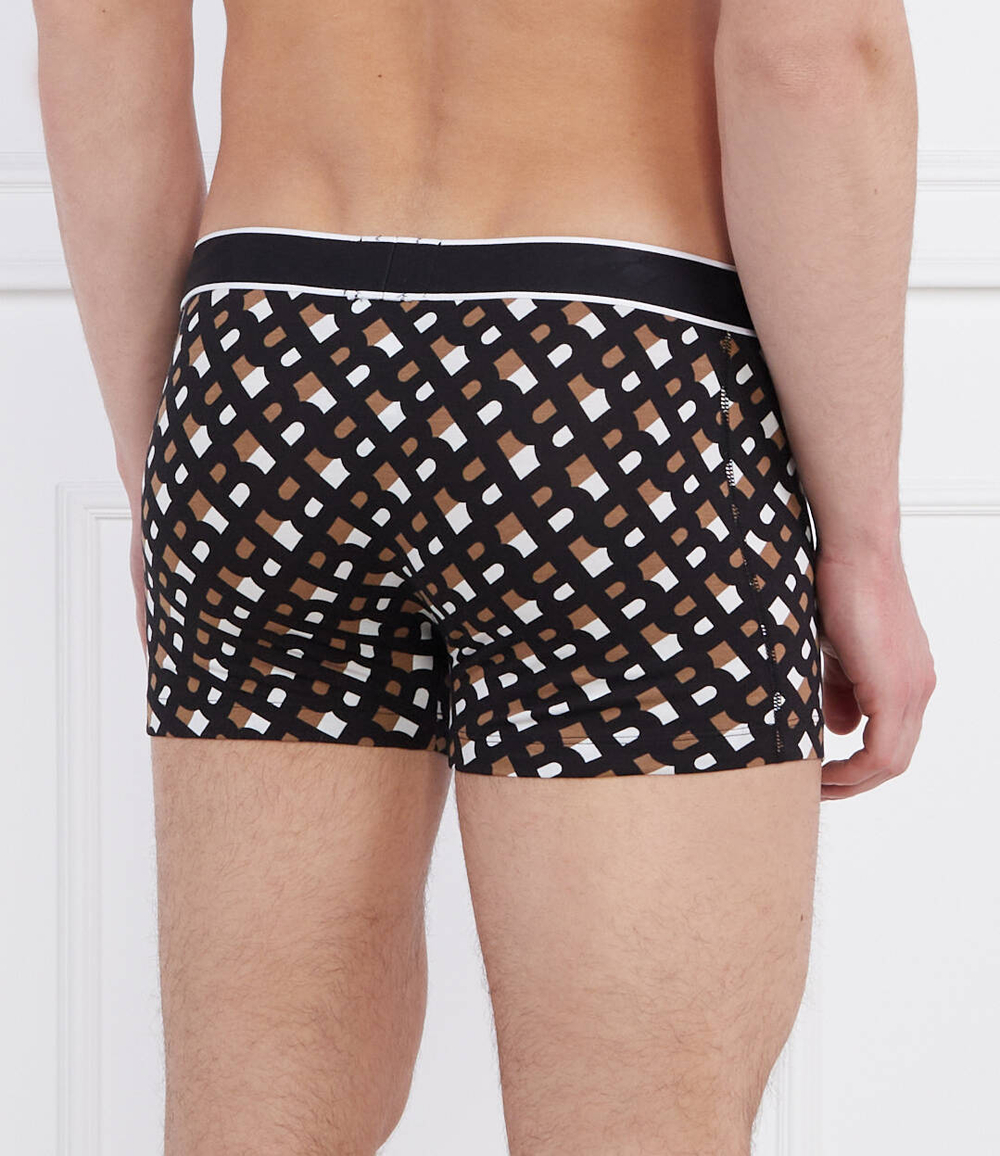 Трусики-боксеры Trunk 24 Print BOSS BLACK - коричневый(50489443)